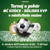 [Pozývame Vás: Turnaj o pohár MČ Košice - Sídlisko KVP v minifutbale mužov]