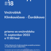 Pozývame Vás na verejnú diskusiu o obnove vnútrobloku Klimkovičova - Čordákova